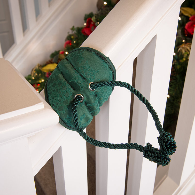 banister protection garland ties